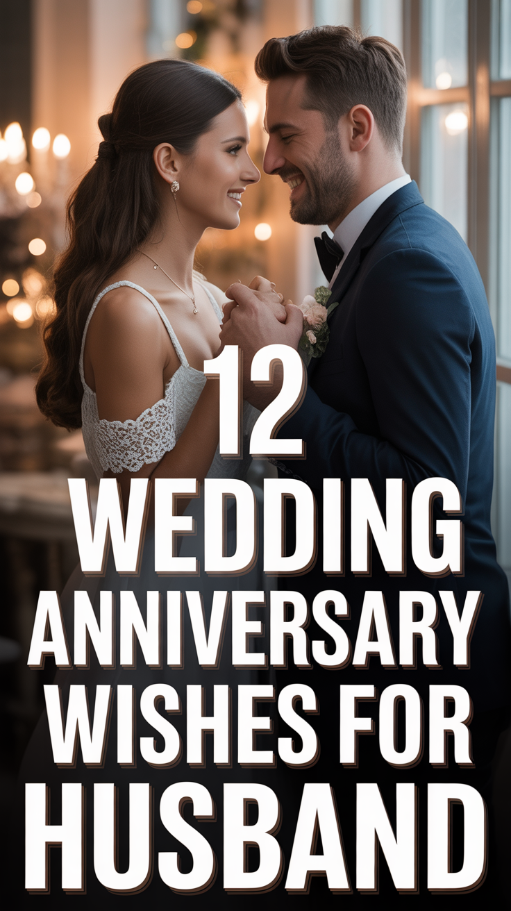 💖 12 Wedding Anniversary Wishes For Husband
