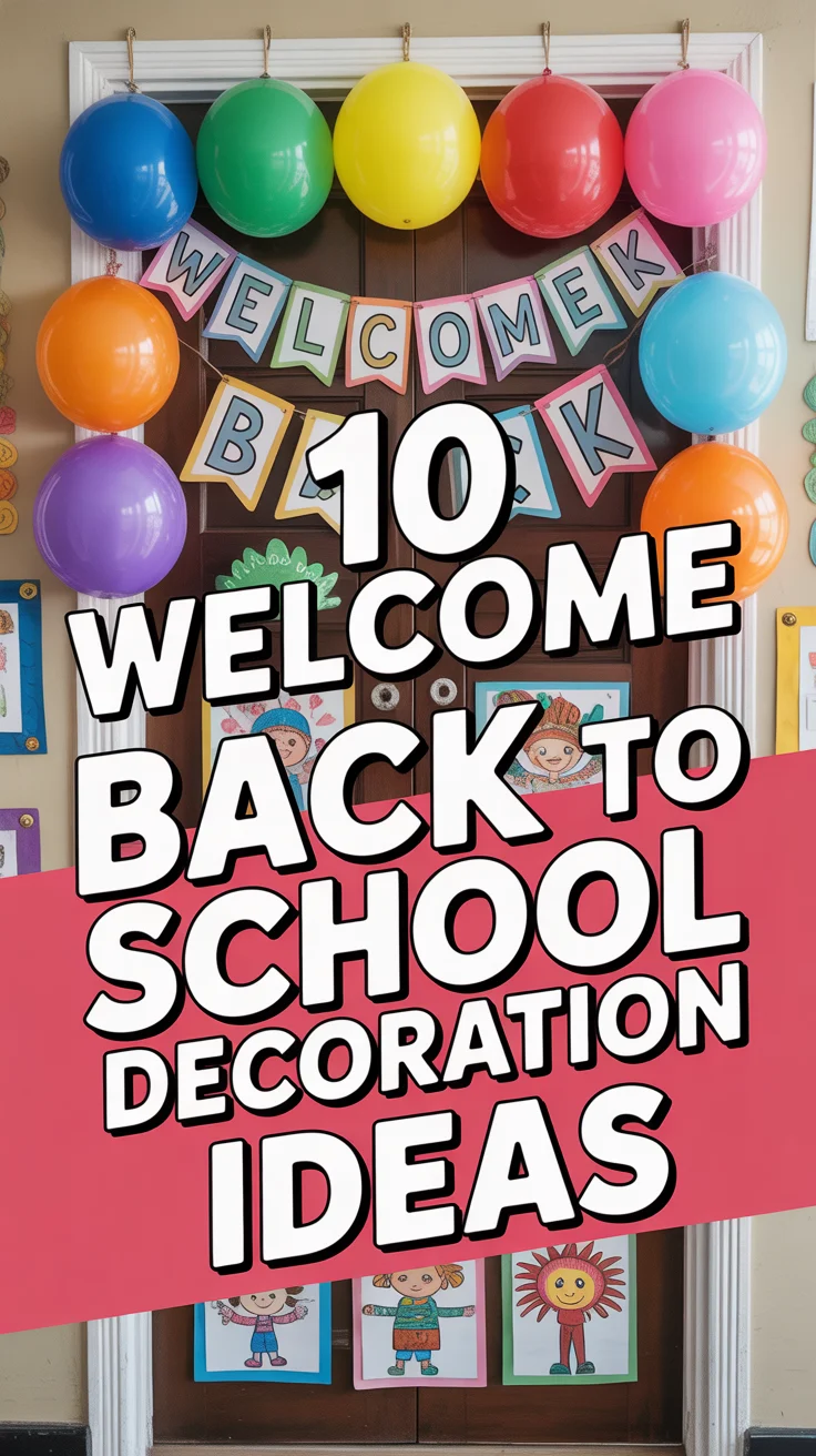 📚 10 Welcome Back To School Decoration Ideas