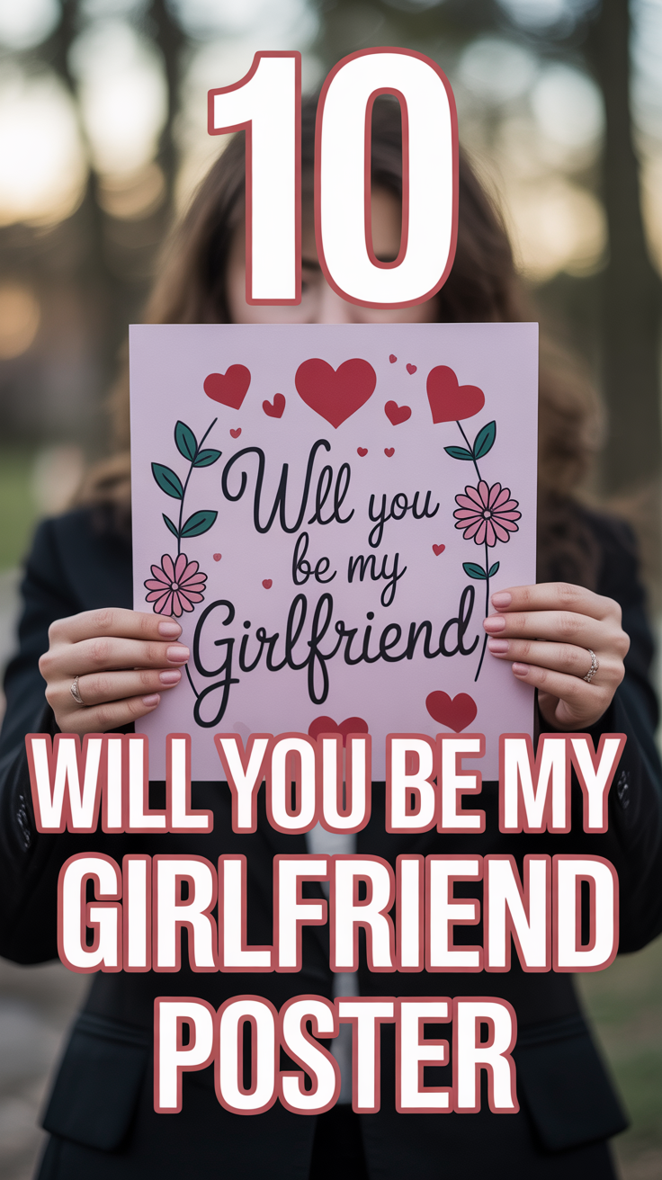 ❤️ 10 Will You Be My Girlfriend Poster
