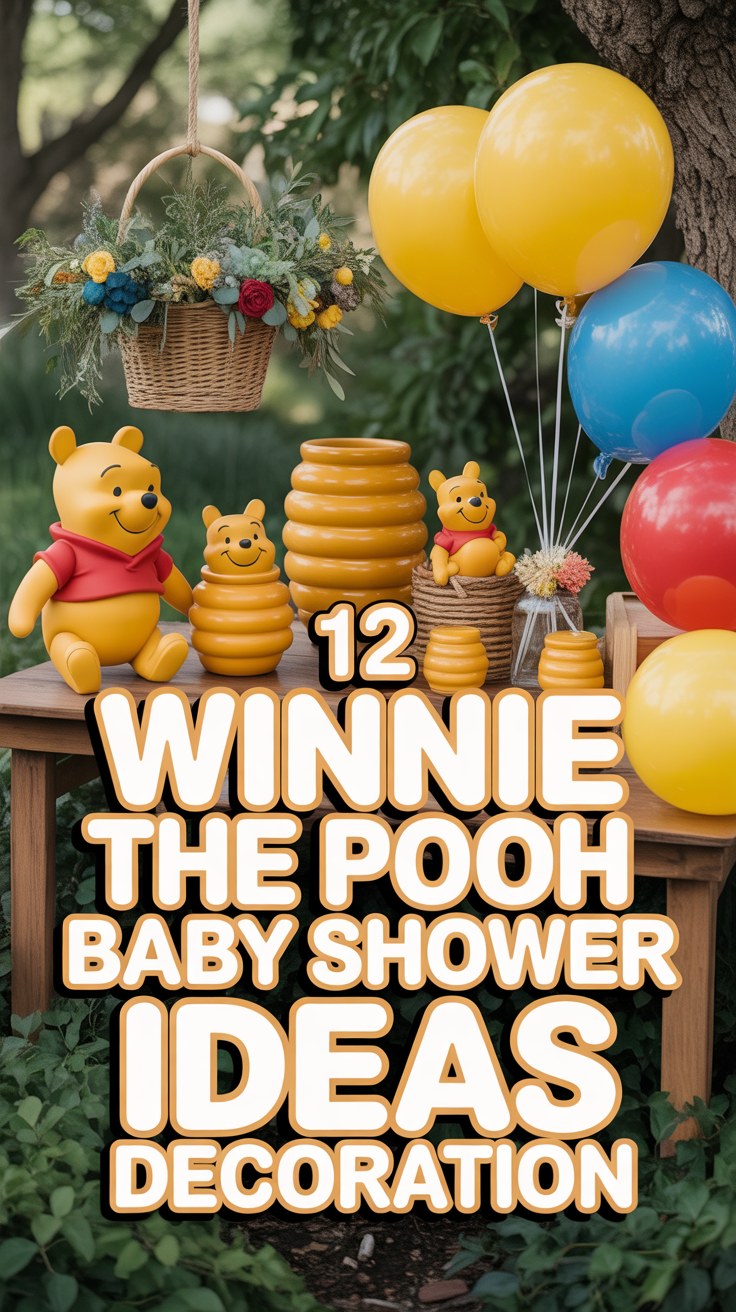 🍯 12 Winnie The Pooh Baby Shower Ideas Decoration