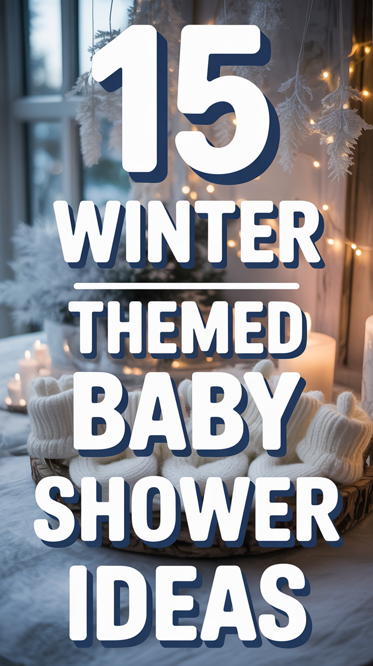 ❄️ 15 Winter Themed Baby Shower Ideas