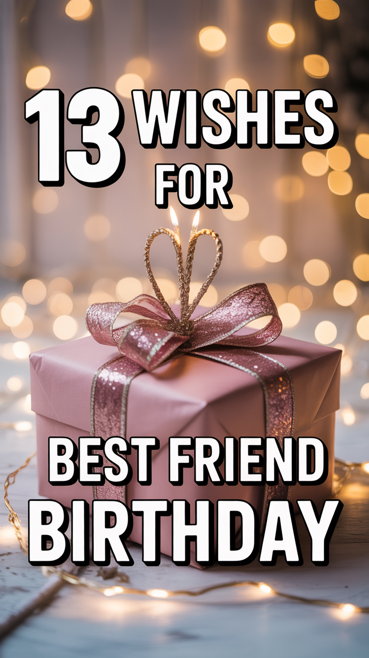 🎉 13 Wishes For Best Friend Birthday