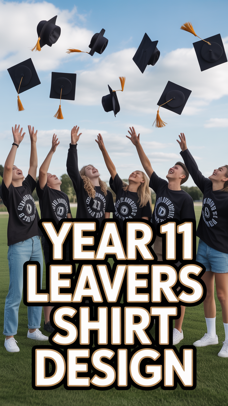 🎓 11 Year 11 Leavers Shirt Design