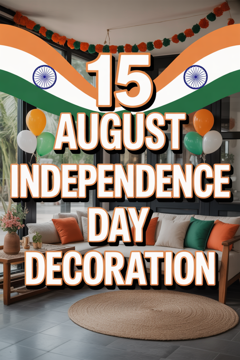 🇮🇳 15 August Independence Day Decoration