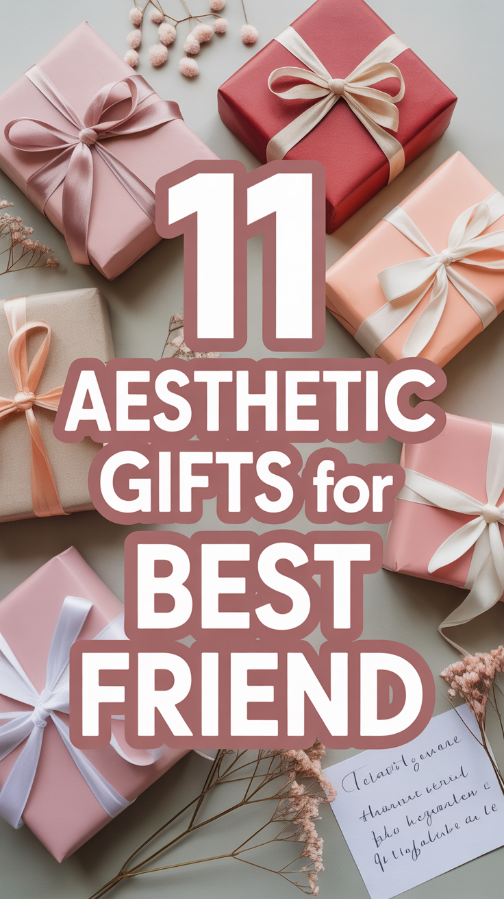 ✨ 11 Aesthetic Gifts For Best Friend