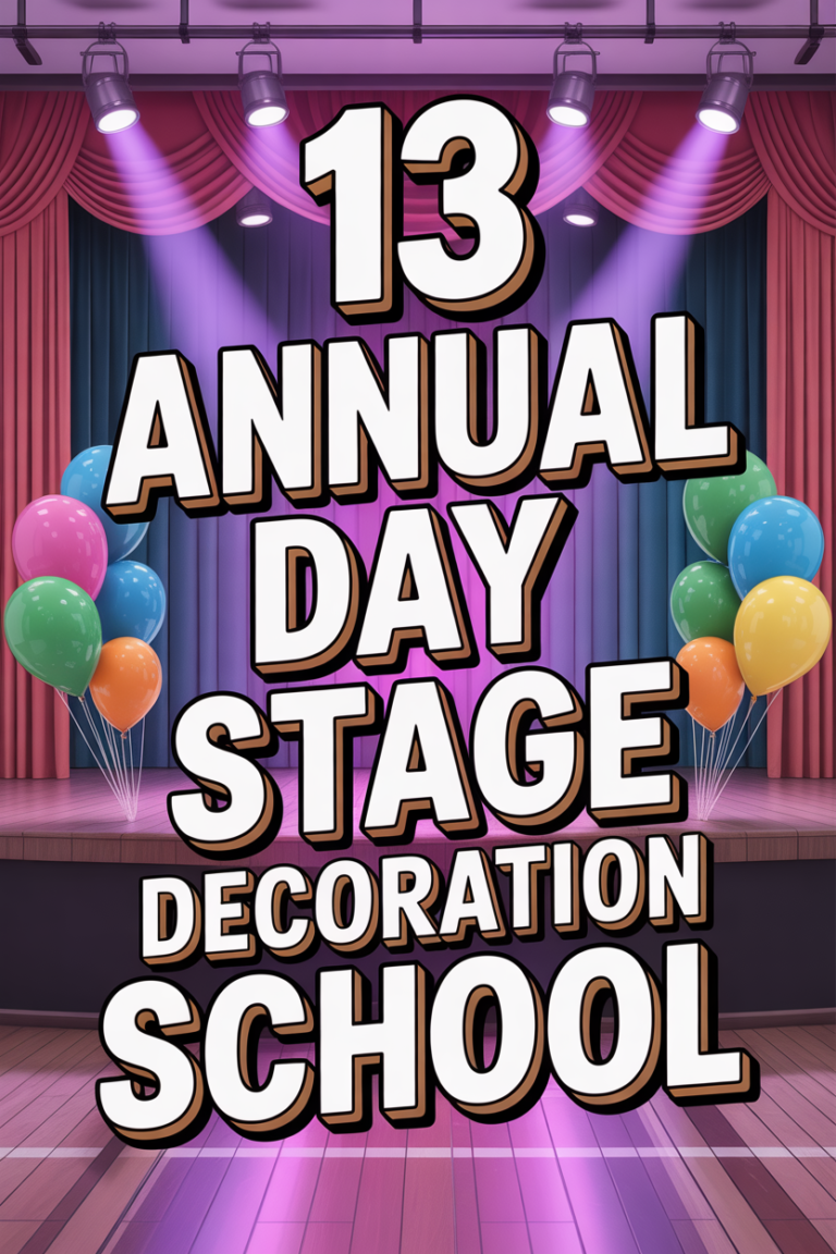 🎉 13 Annual Day Stage Decoration School