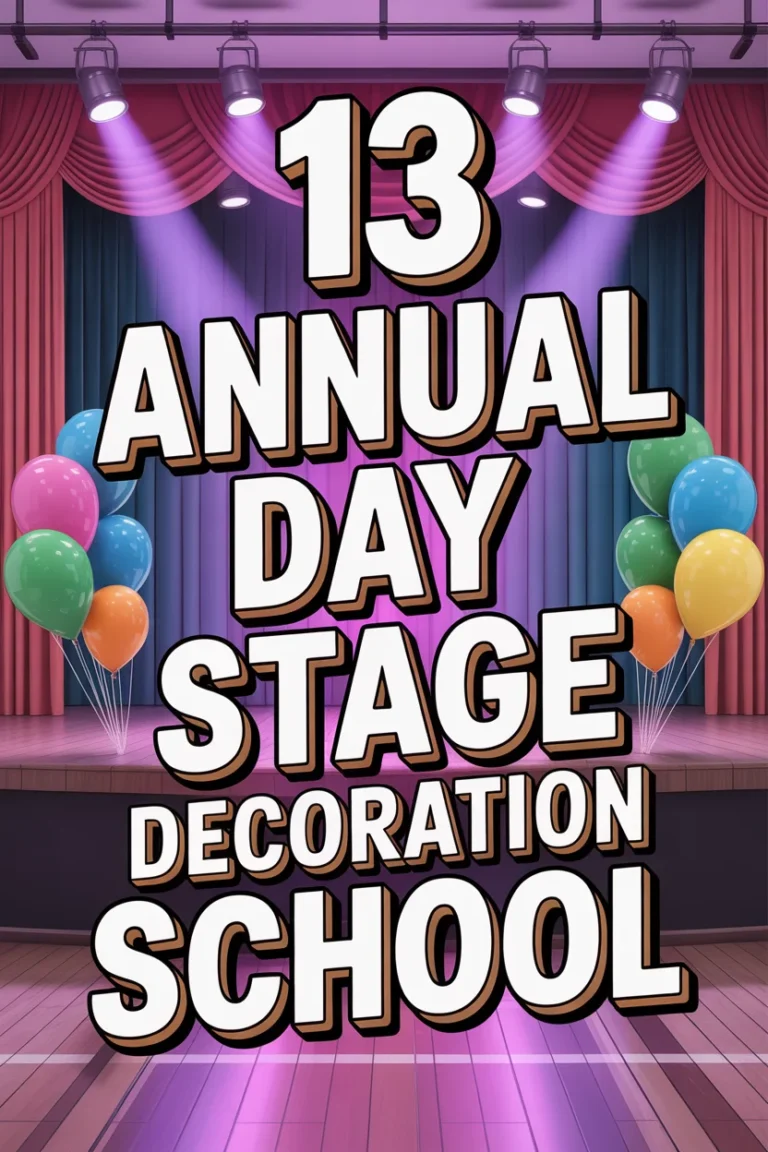 🎉 13 Annual Day Stage Decoration School