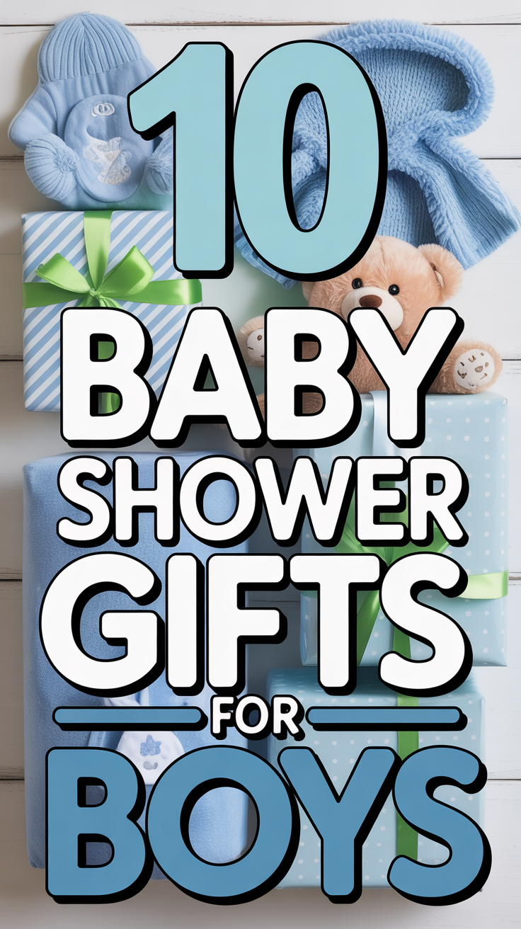 🎁 10 Baby Shower Gifts For Boys