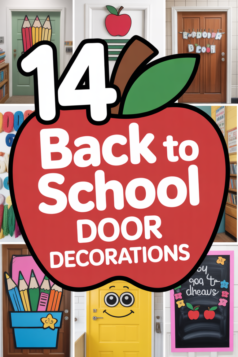 🏫 14 Back To School Door Decorations