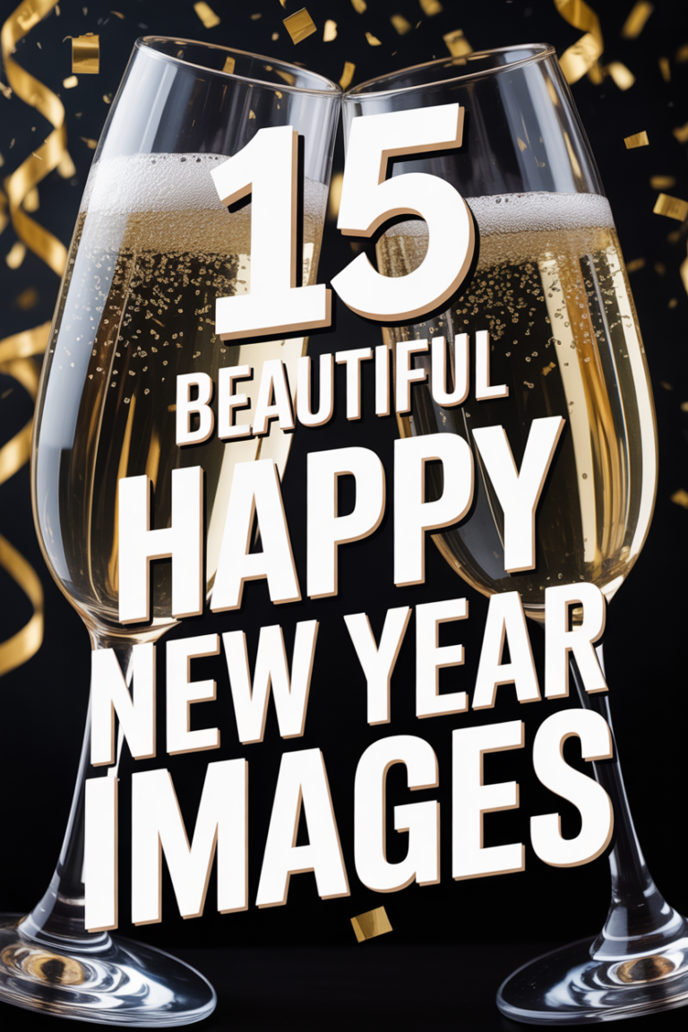 ✨ 15 Beautiful Happy New Year Images