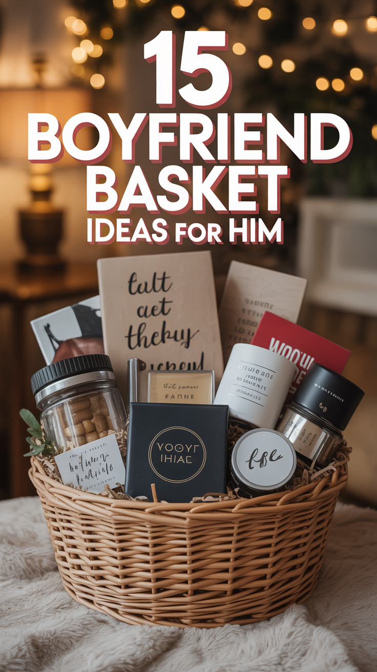 🎂 15 Boyfriend Basket Ideas For Him