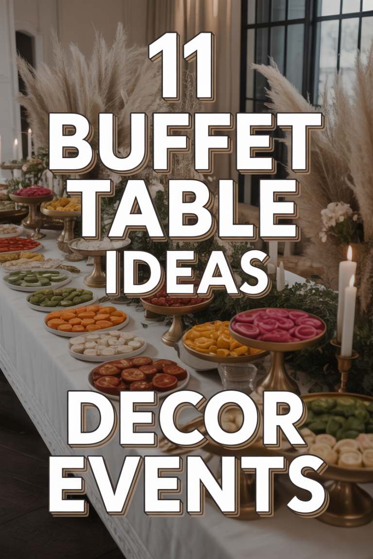 🍽️ 11 Buffet Table Ideas Decor Events