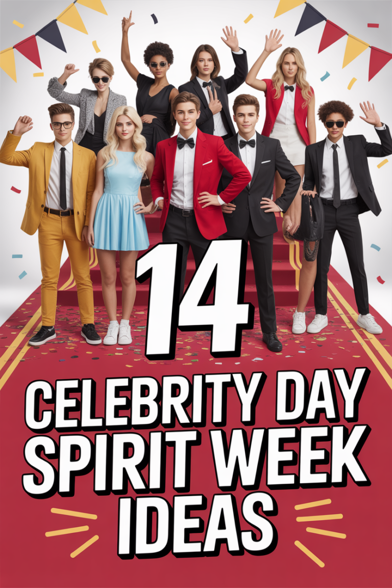 ⭐ 14 Celebrity Day Spirit Week Ideas