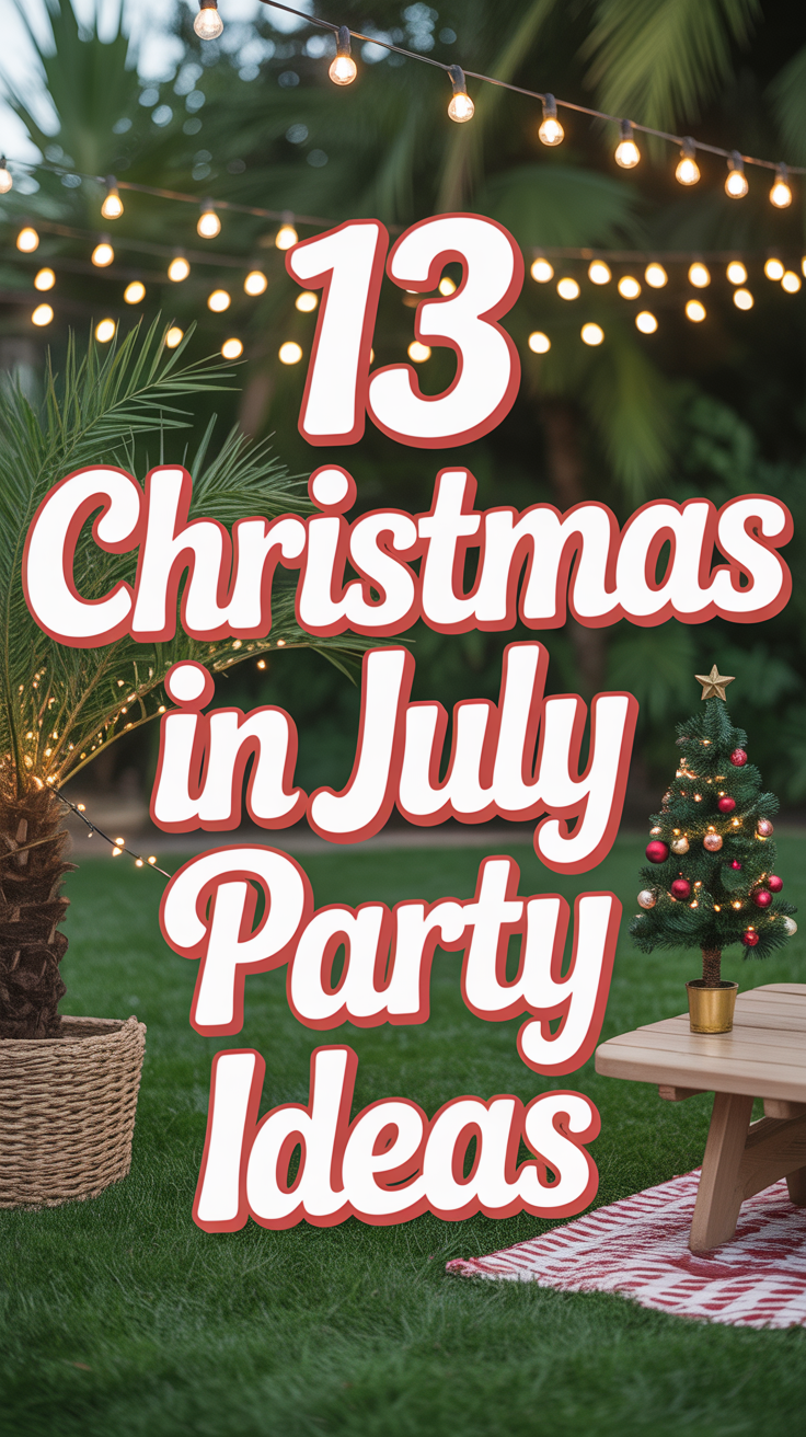 🎄 13 Christmas In July Party Ideas