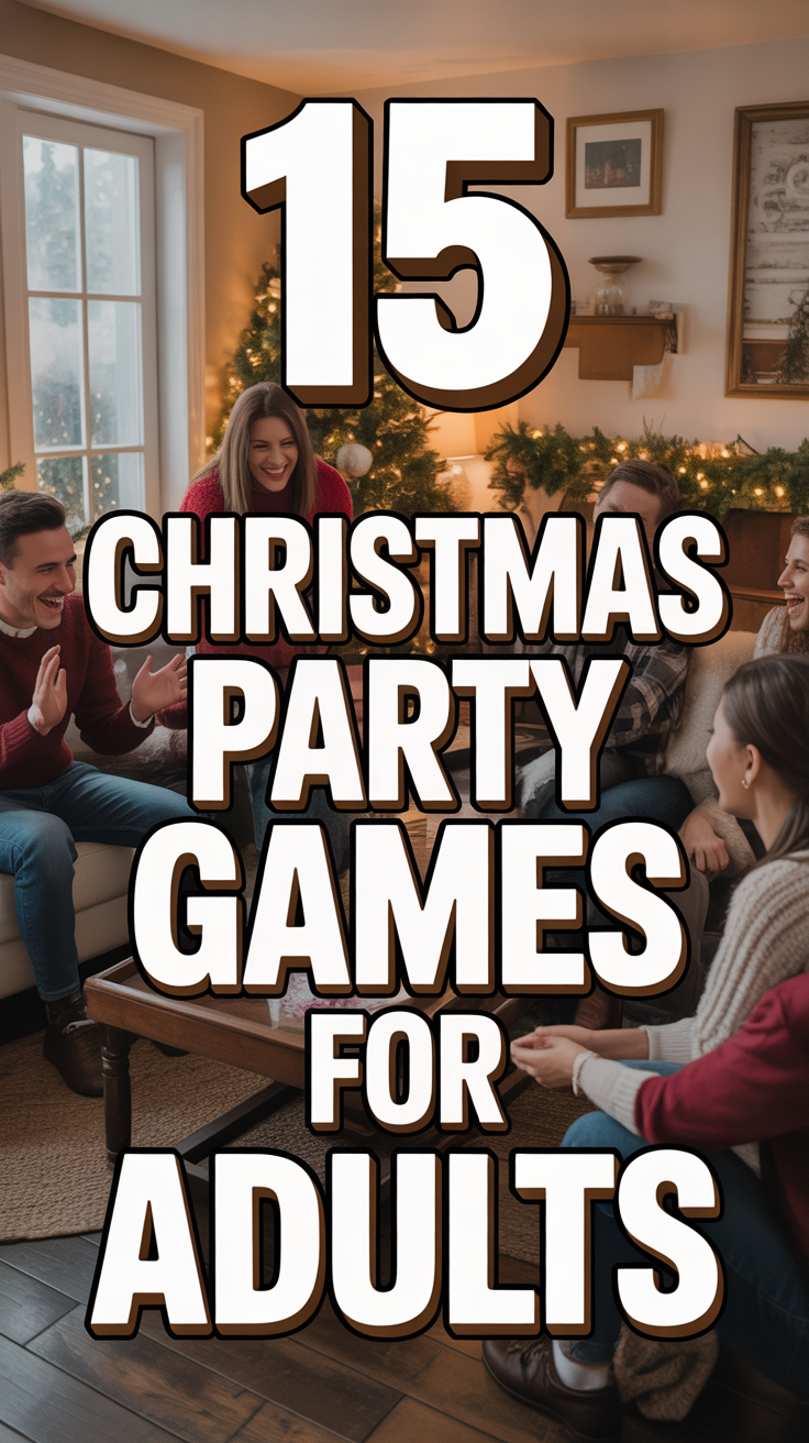 🎄 15 Christmas Party Games For Adults