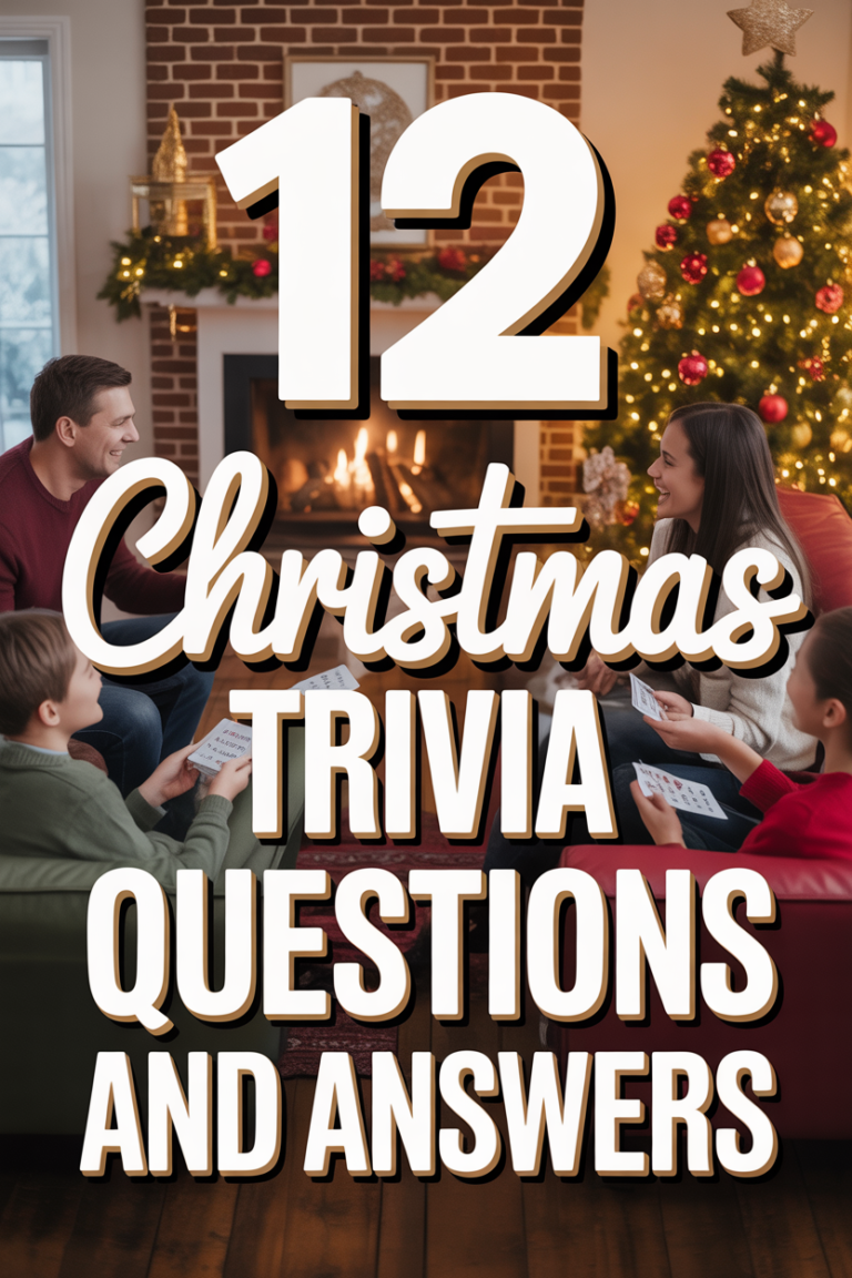 🎄 12 Christmas Trivia Questions And Answers