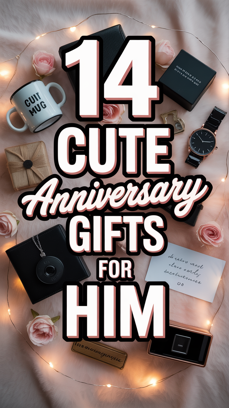 💘 14 Cute Anniversary Gifts For Him