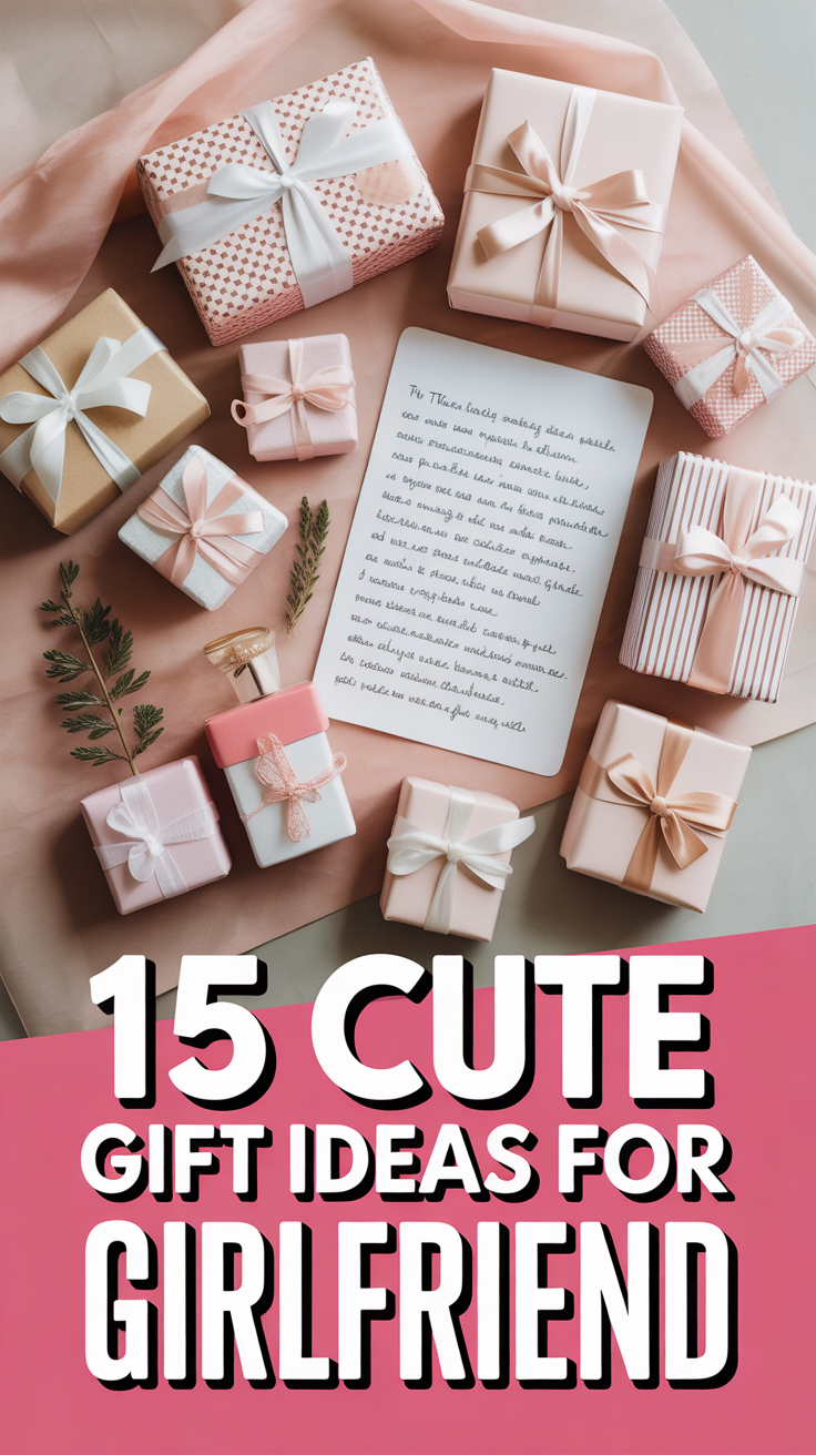 💖 15 Cute Gift Ideas For Girlfriend