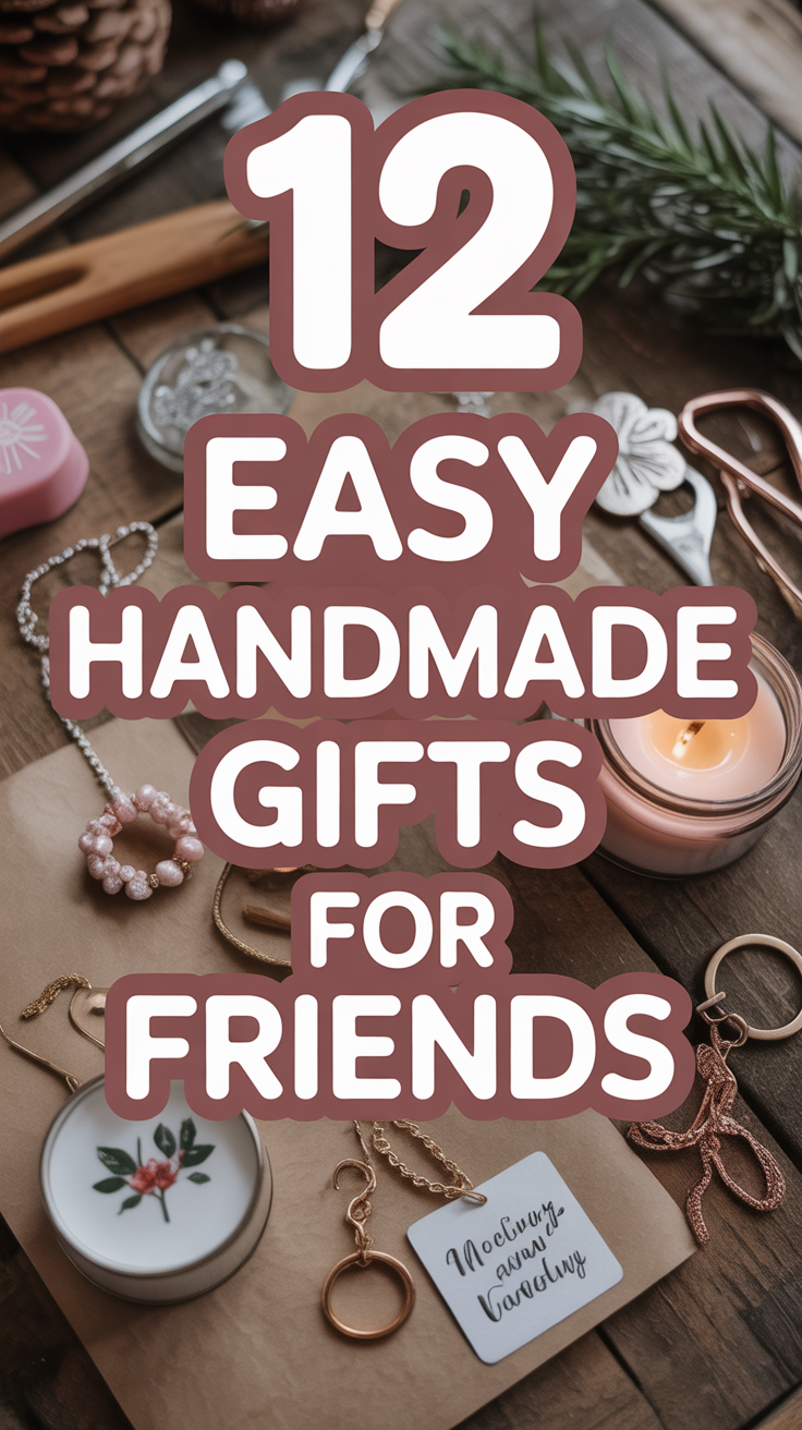 ✨ 12 Easy Handmade Gifts For Friends