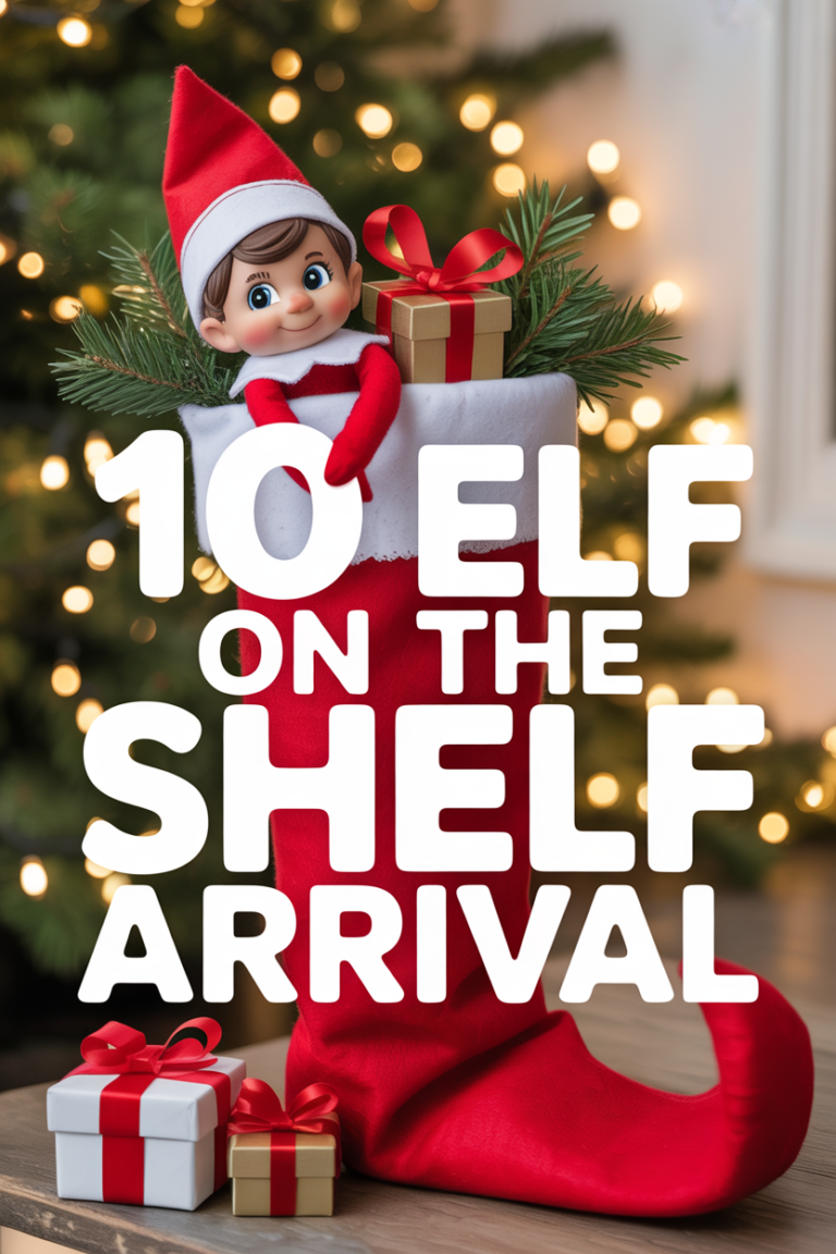 🎄 10 ELF On The Shelf Arrival