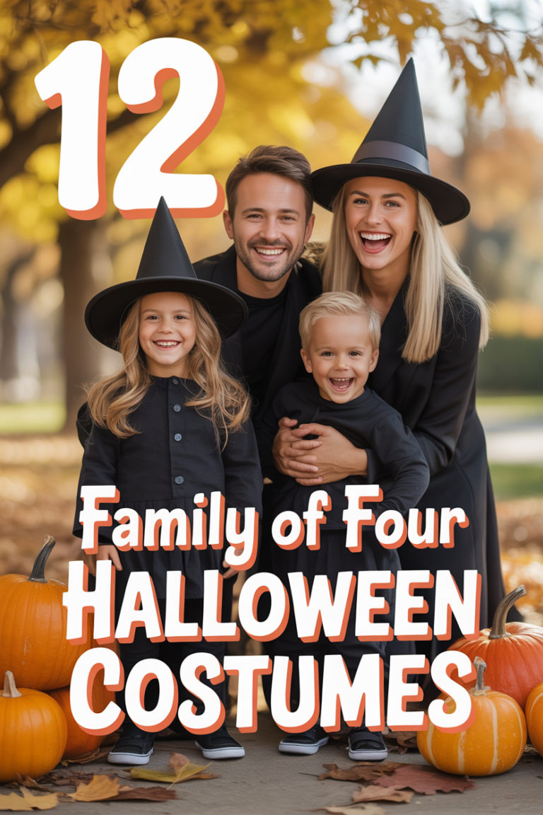 🎃 12 Family Of Four Halloween Costumes