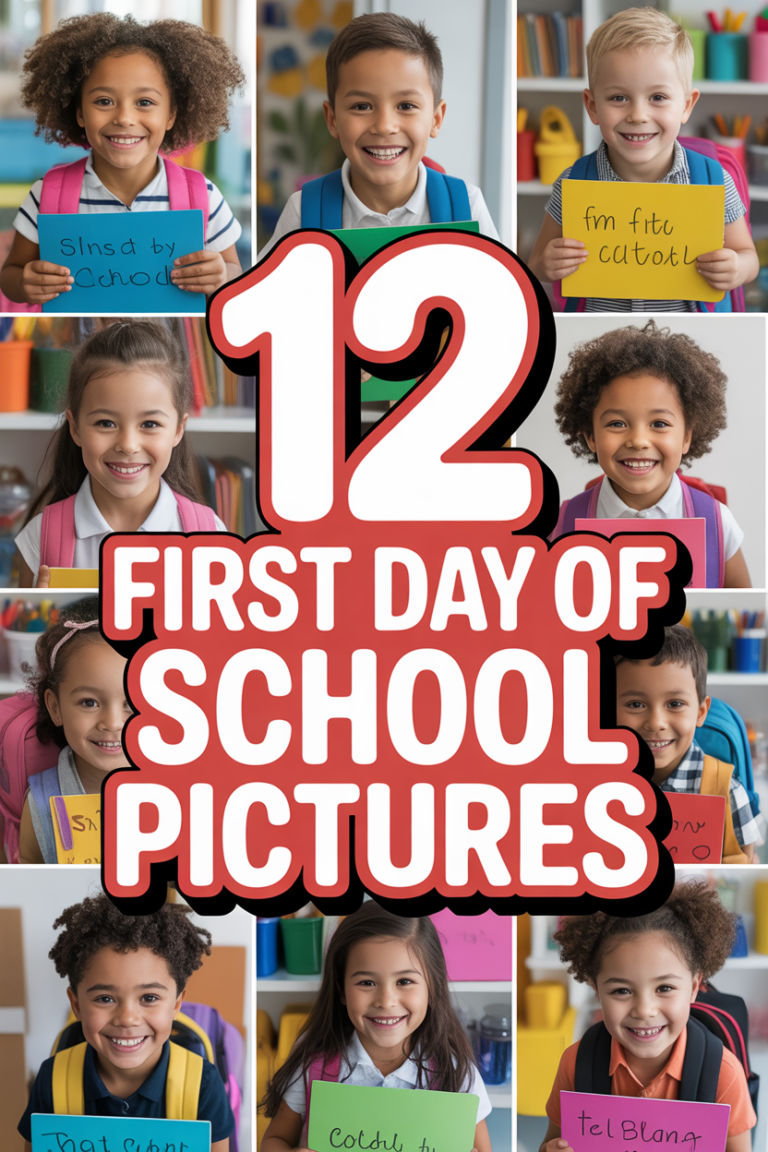 📚 12 First Day Of School Pictures