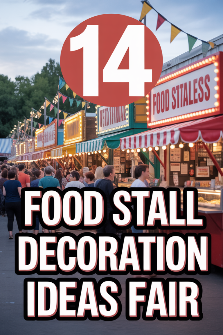 🍔 14 Food Stall Decoration Ideas Fair