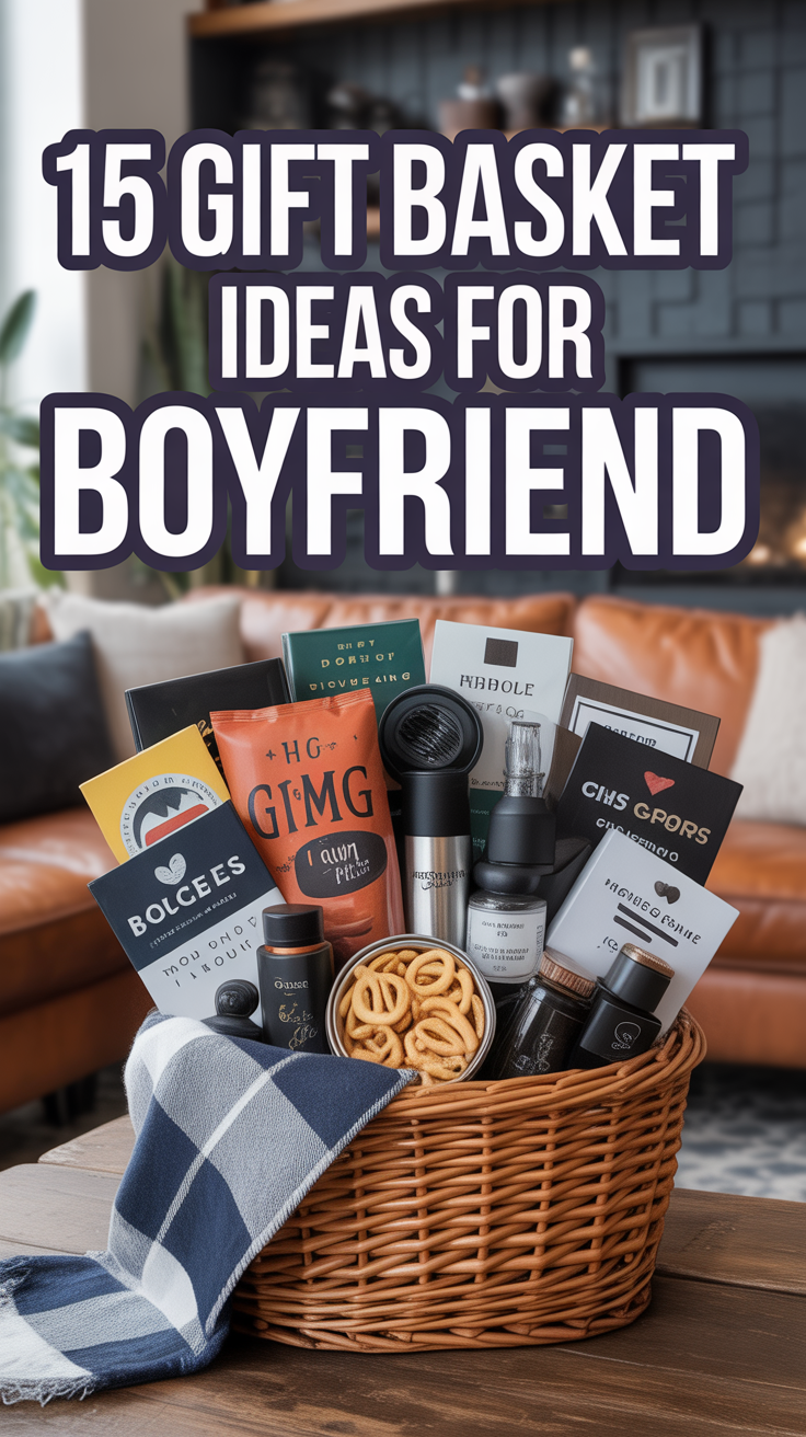 🎁 15 Gift Basket Ideas For Boyfriend