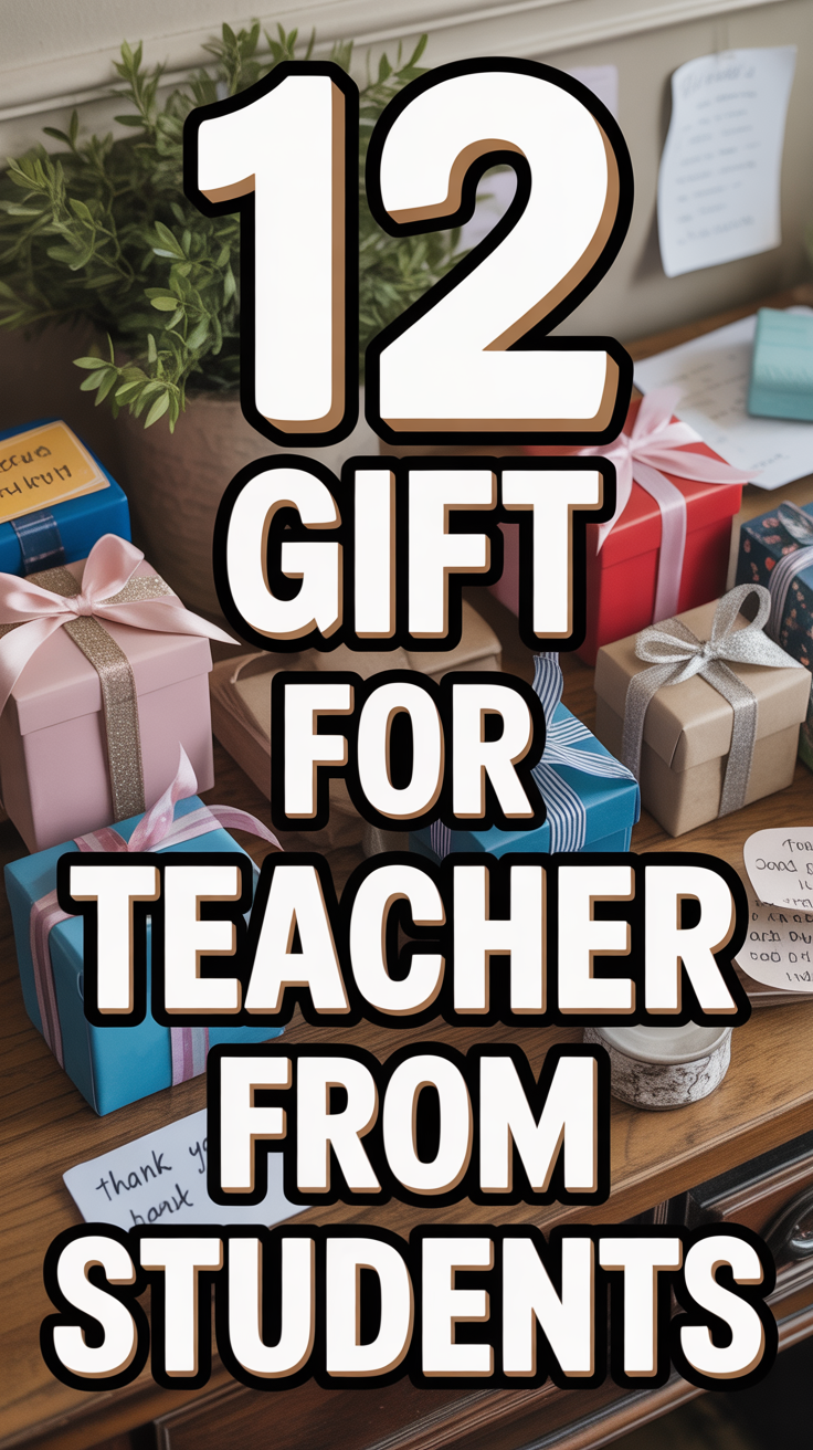 🎁 12 Gift For Teacher From Students