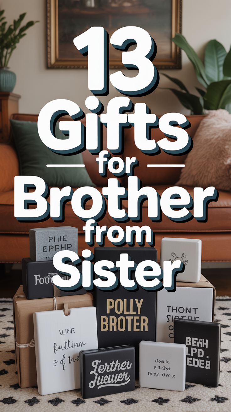 🎁 13 Gifts For Brother From Sister