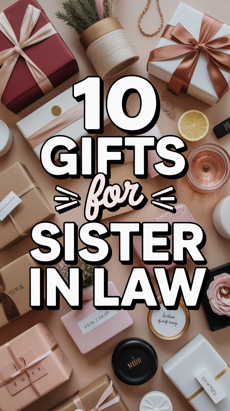 🎁 10 Gifts For Sister In Law