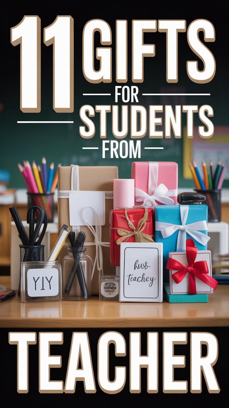 🎁 11 Gifts For Students From Teacher