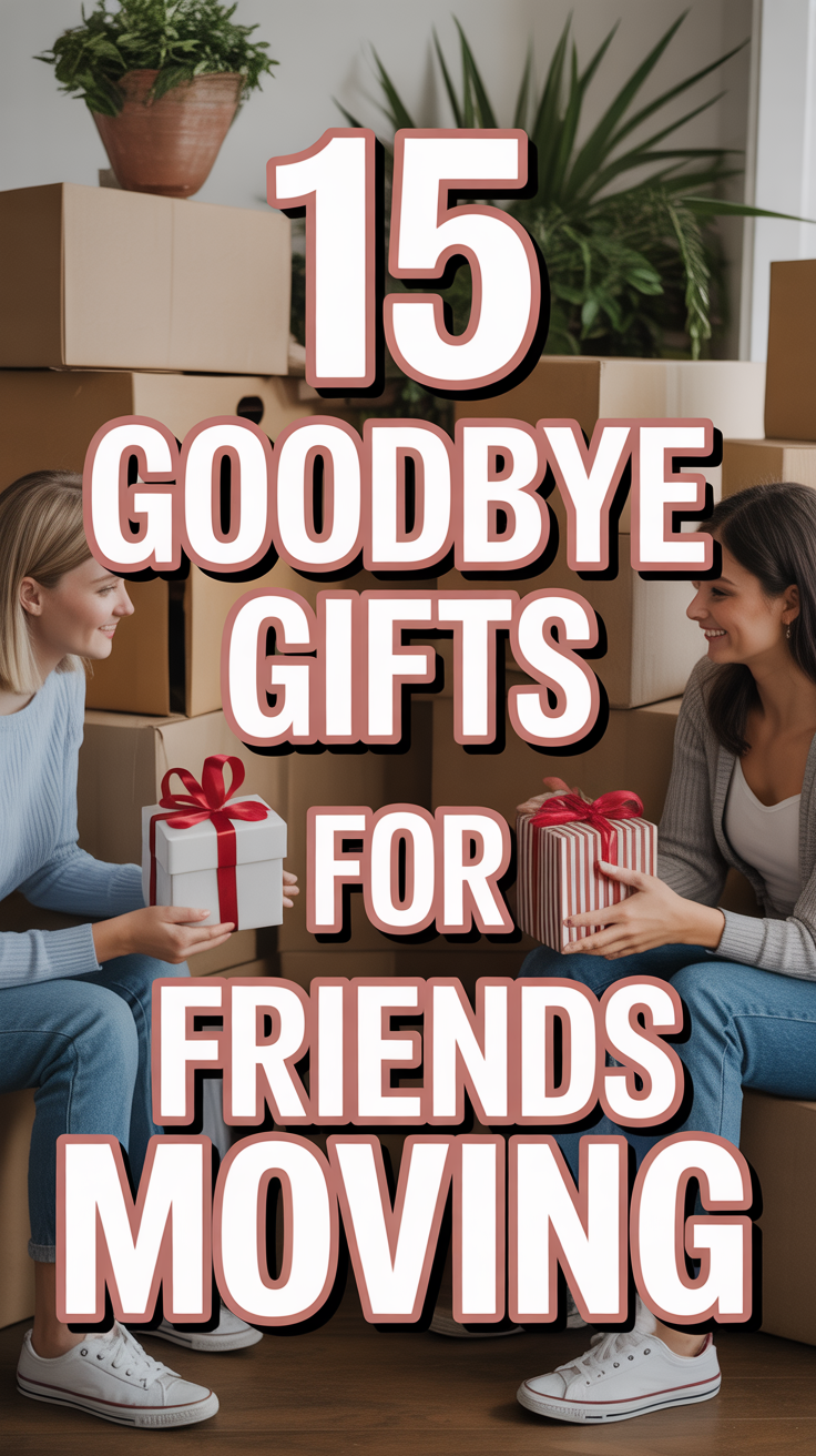 📦 15 Goodbye Gifts For Friends Moving