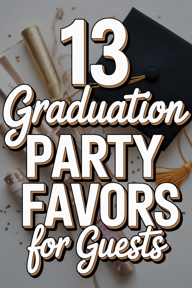 🎓 13 Graduation Party Favors For Guests