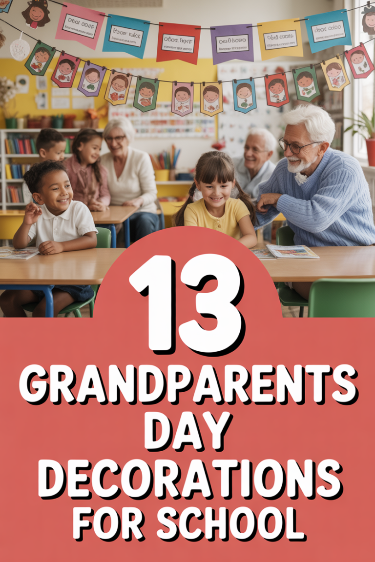 💖 13 Grandparents Day Decorations For School