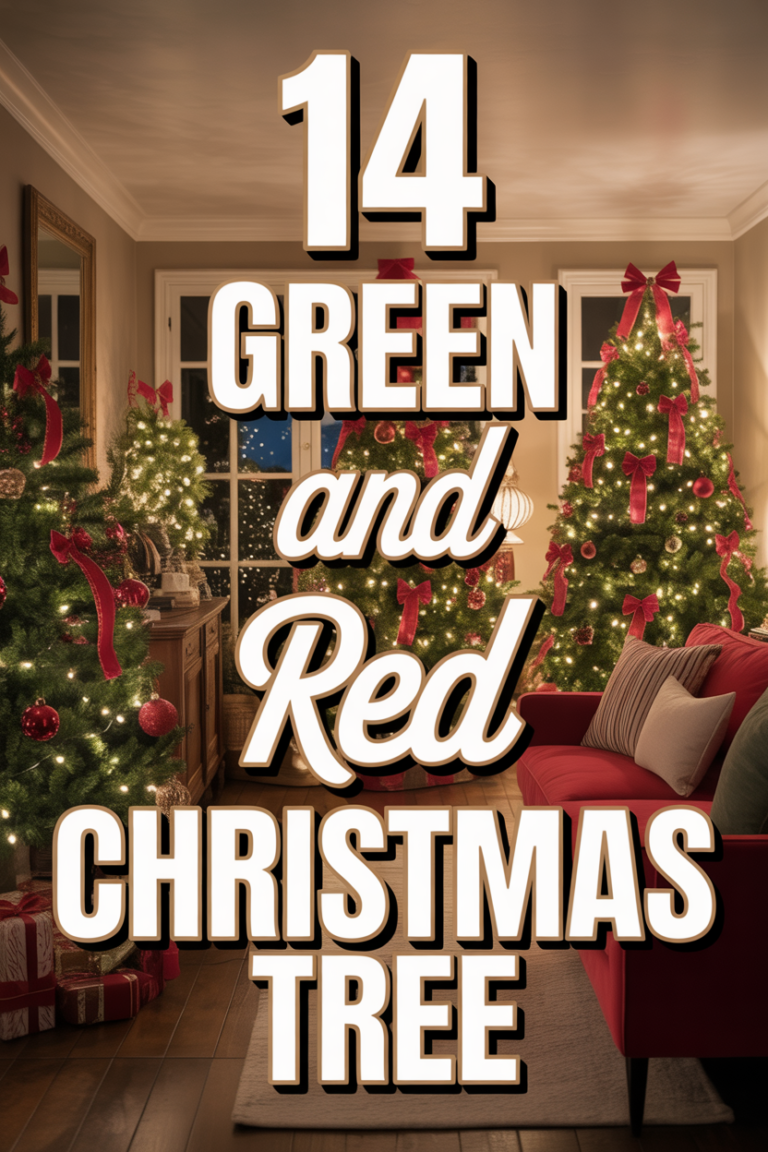 🎄 14 Green And Red Christmas Tree