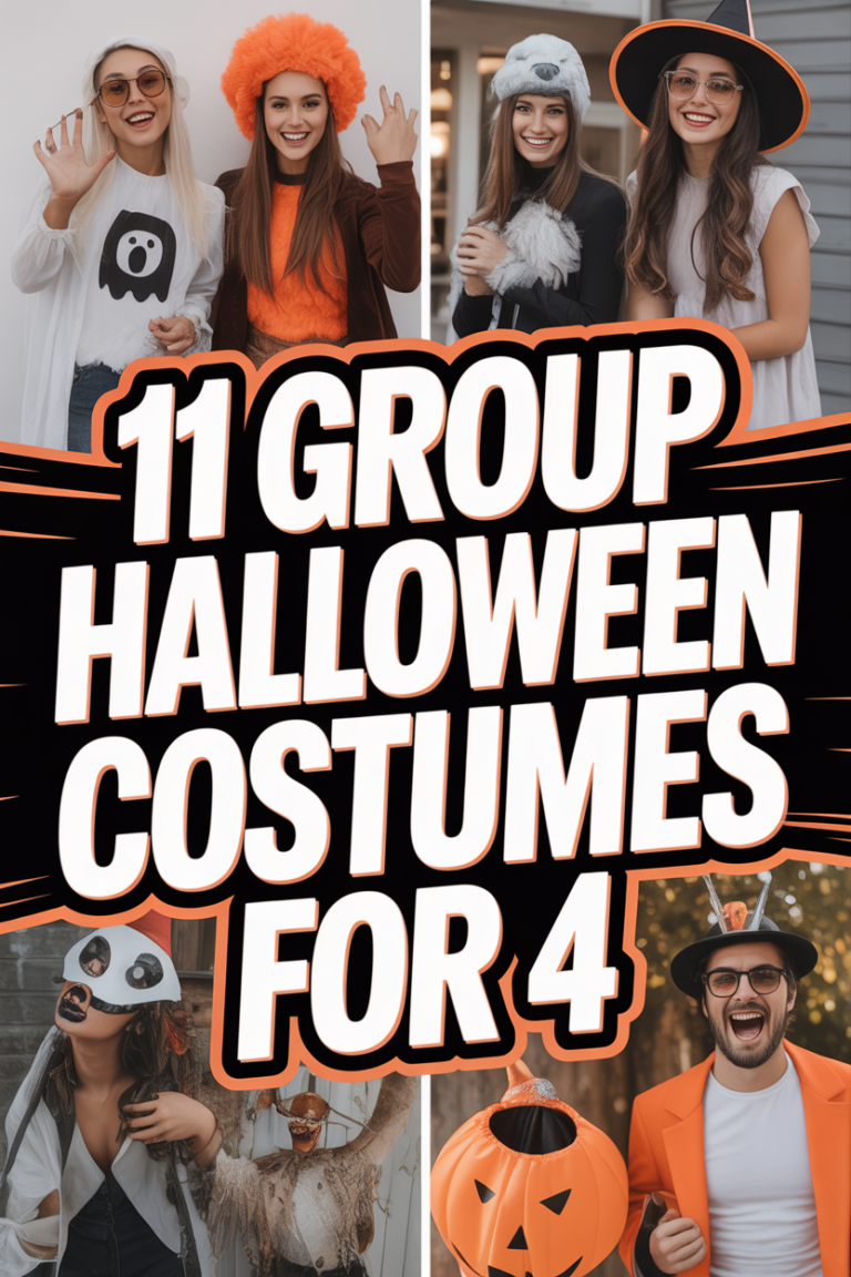 🎃 11 Group Halloween Costumes For 4