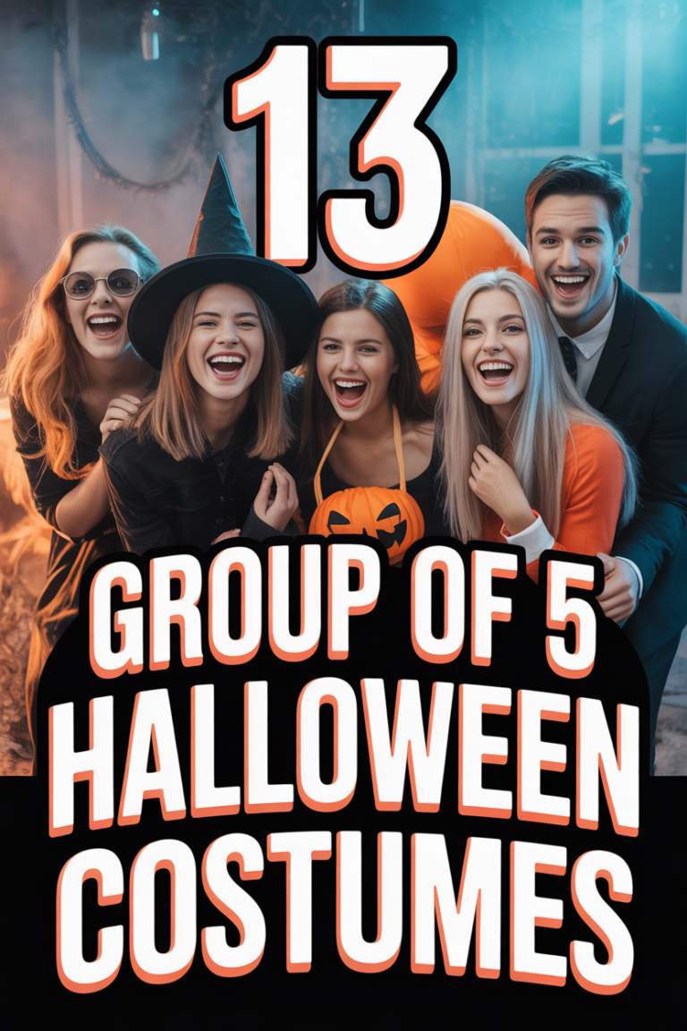 ✨ 13 Group Of 5 Halloween Costumes