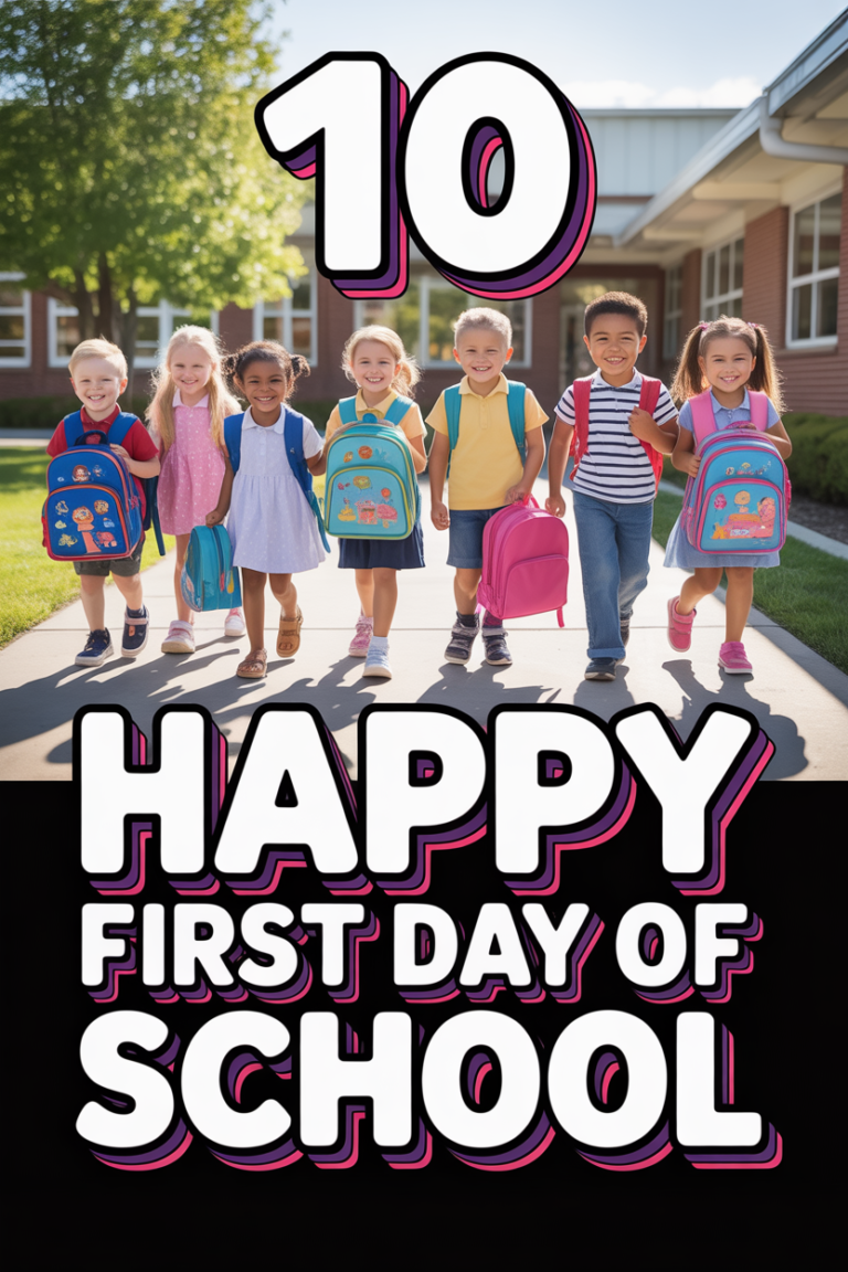 📚 10 Happy First Day Of School