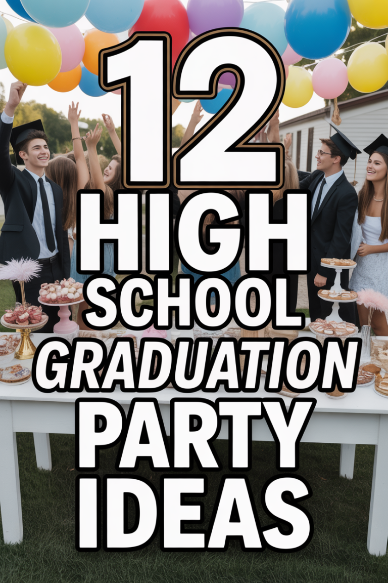 🎓 12 High School Graduation Party Ideas