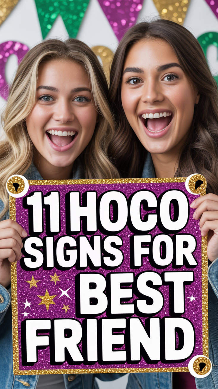 👑 11 Hoco Signs For Best Friend
