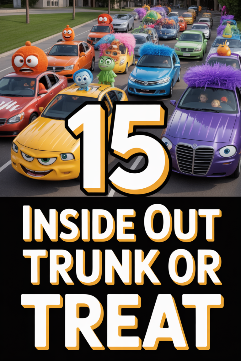 🧠 15 Inside Out Trunk Or Treat