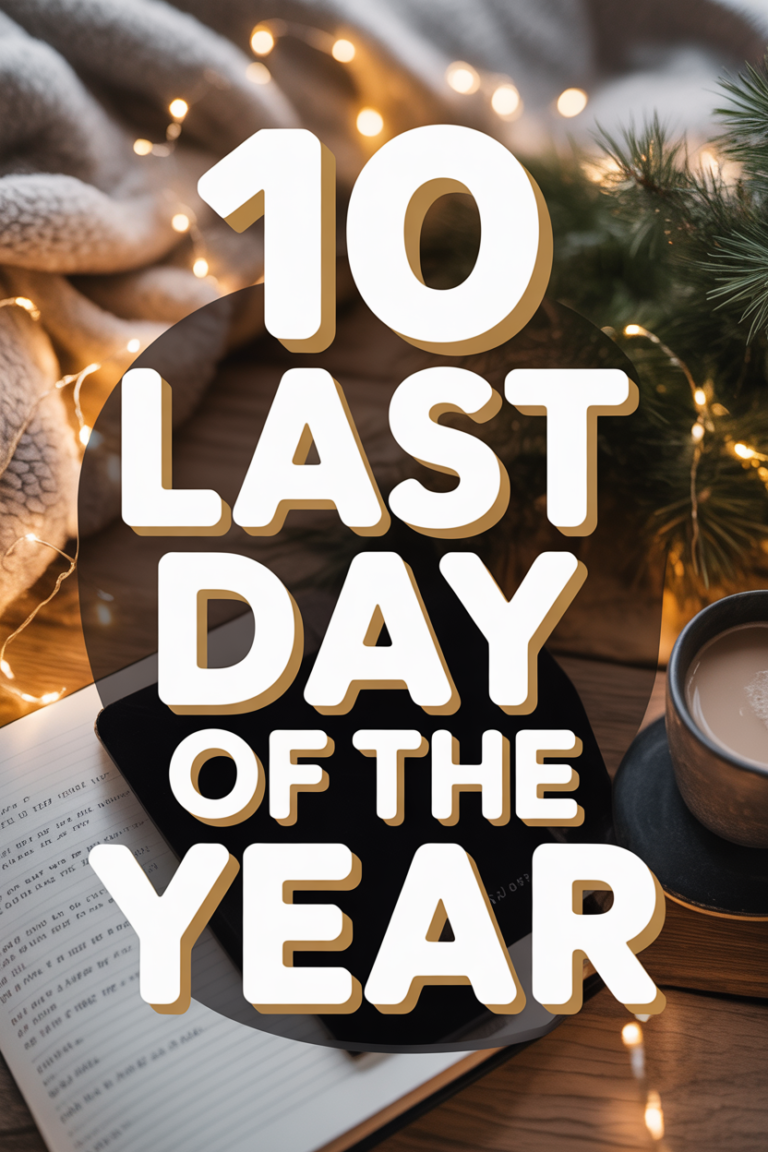 🥂 10 Last Day Of The Year