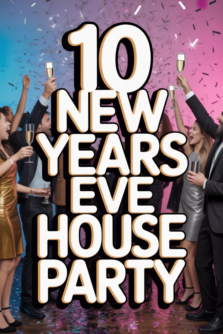 ✨ 10 New Years Eve House Party
