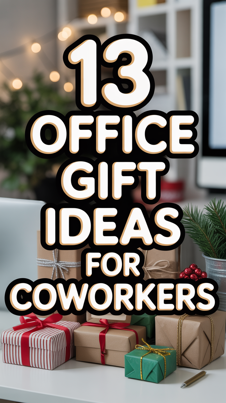 🎁 13 Office Gift Ideas For Coworkers