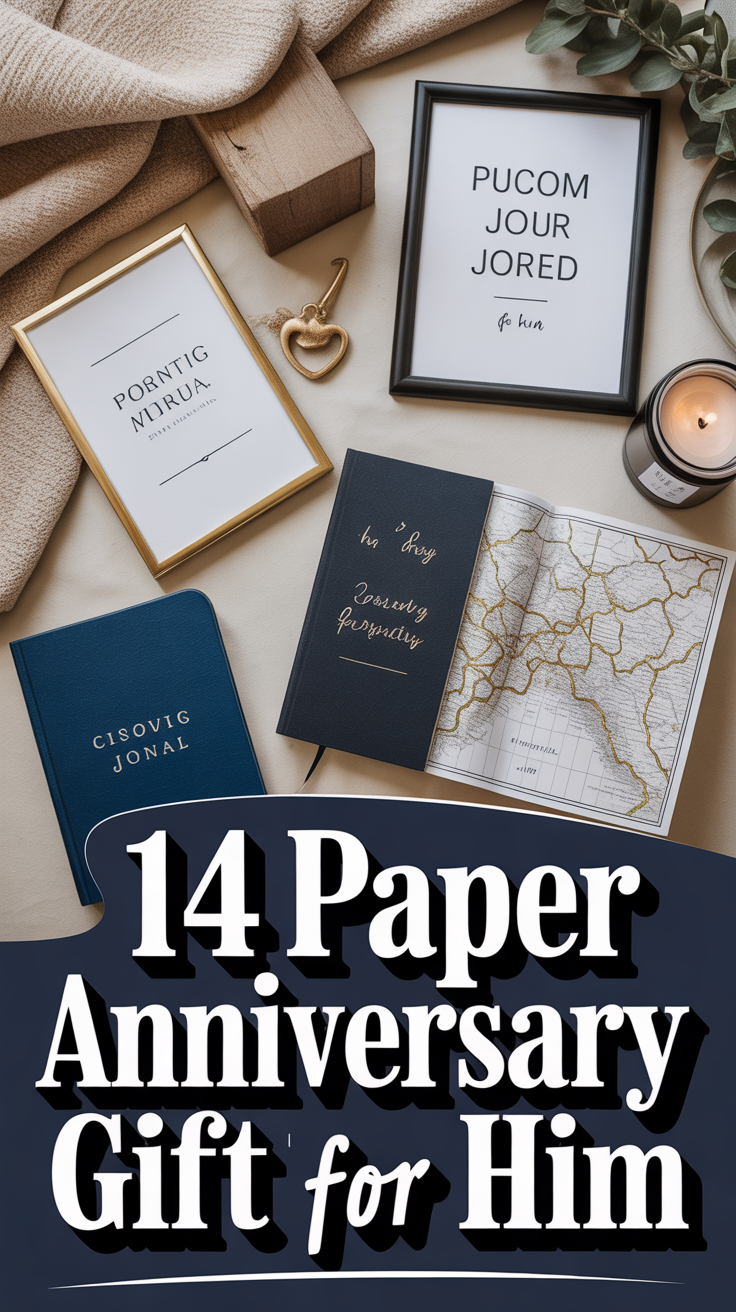 📜 14 Paper Anniversary Gift For Him