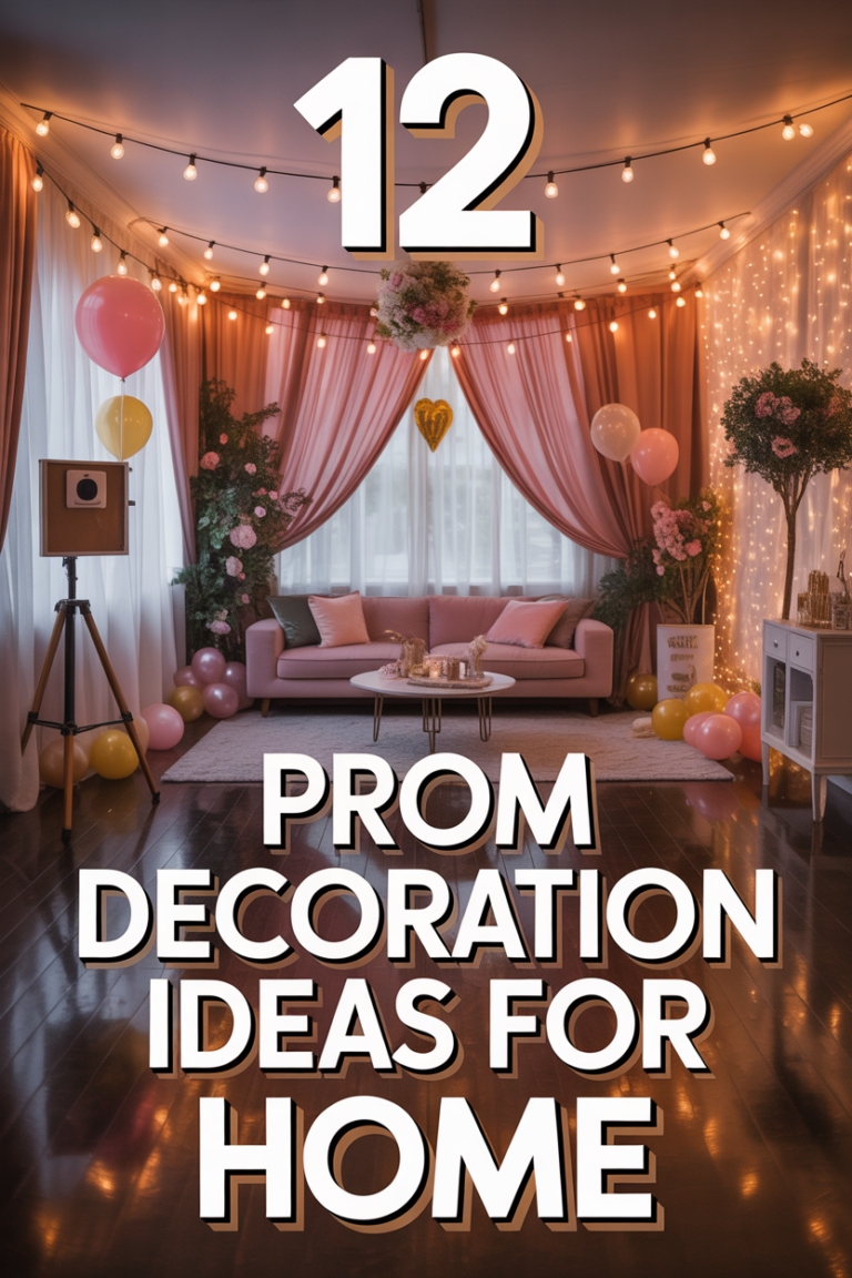 ✨ 12 Prom Decoration Ideas For Home