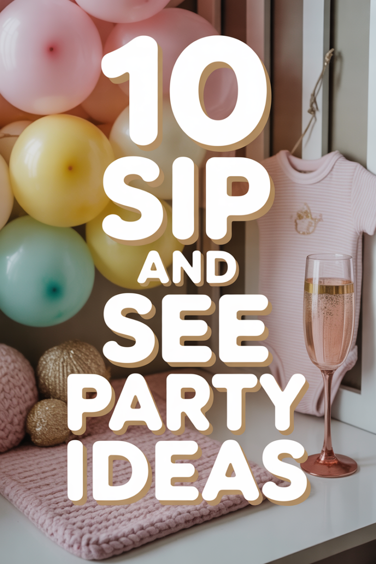 🍼 10 Sip And See Party Ideas