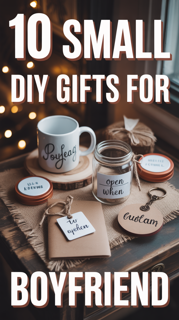 🎁 10 Small DIY Gifts For Boyfriend