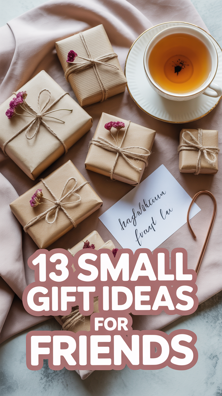🎁 13 Small Gift Ideas For Friends
